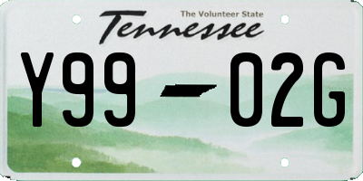 TN license plate Y9902G