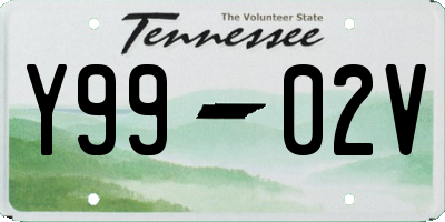 TN license plate Y9902V