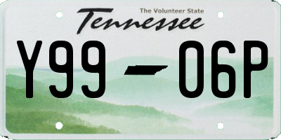 TN license plate Y9906P