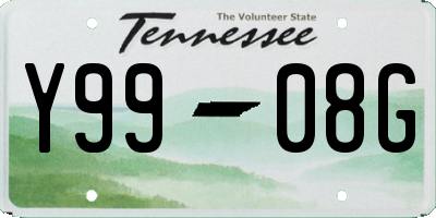 TN license plate Y9908G
