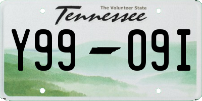 TN license plate Y9909I
