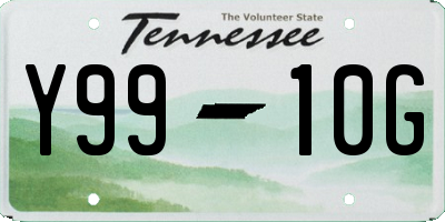 TN license plate Y9910G
