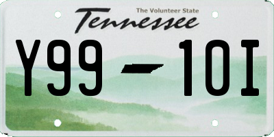 TN license plate Y9910I