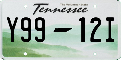 TN license plate Y9912I