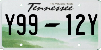 TN license plate Y9912Y