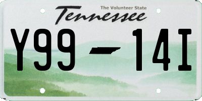 TN license plate Y9914I
