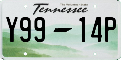 TN license plate Y9914P