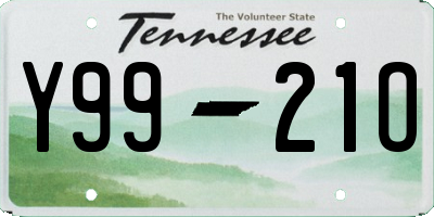 TN license plate Y9921O