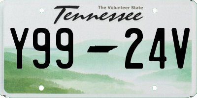 TN license plate Y9924V