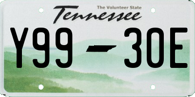 TN license plate Y9930E