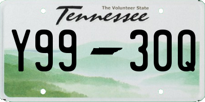 TN license plate Y9930Q