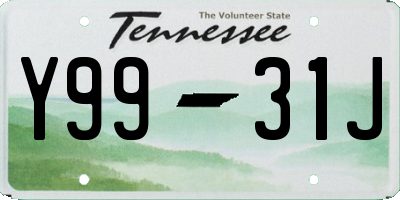 TN license plate Y9931J