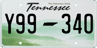 TN license plate Y9934O