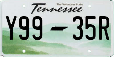 TN license plate Y9935R