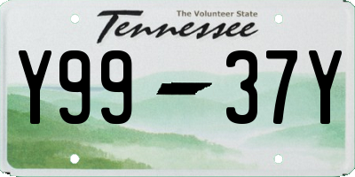 TN license plate Y9937Y