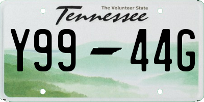 TN license plate Y9944G
