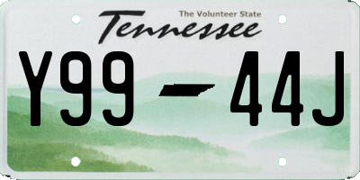 TN license plate Y9944J