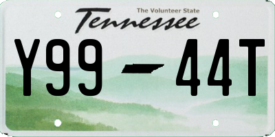 TN license plate Y9944T