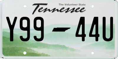 TN license plate Y9944U