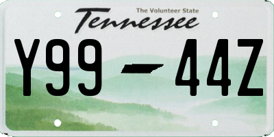 TN license plate Y9944Z