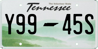 TN license plate Y9945S
