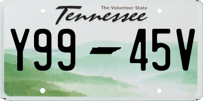 TN license plate Y9945V