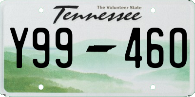 TN license plate Y9946O