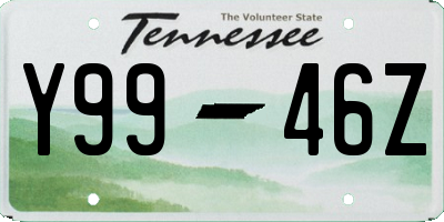 TN license plate Y9946Z