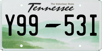 TN license plate Y9953I