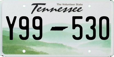 TN license plate Y9953O