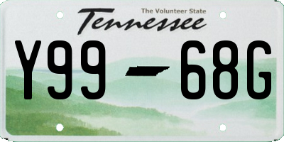 TN license plate Y9968G