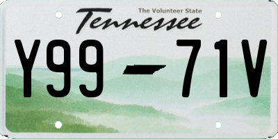 TN license plate Y9971V