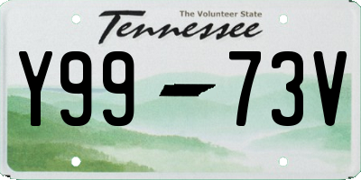 TN license plate Y9973V