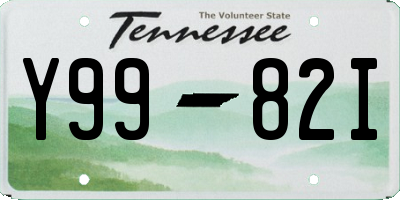 TN license plate Y9982I
