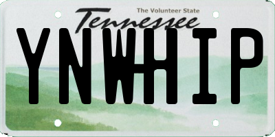 TN license plate YNWHIP