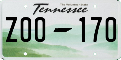 TN license plate Z0017O