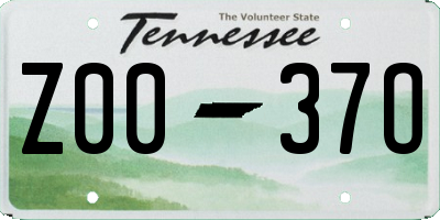 TN license plate Z0037O