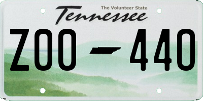TN license plate Z0044O