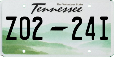 TN license plate Z0224I