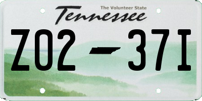 TN license plate Z0237I