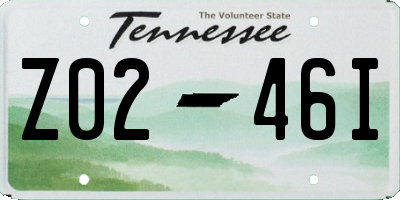 TN license plate Z0246I