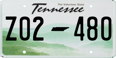 TN license plate Z0248O