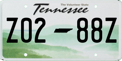 TN license plate Z0288Z