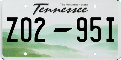 TN license plate Z0295I