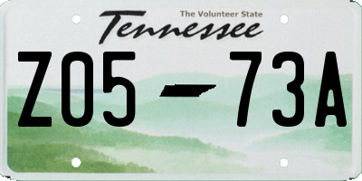 TN license plate Z0573A