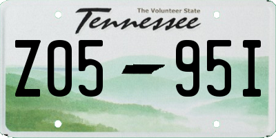 TN license plate Z0595I