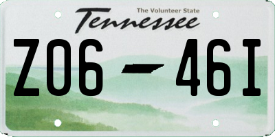 TN license plate Z0646I