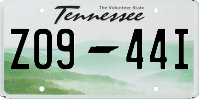 TN license plate Z0944I