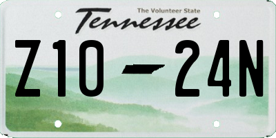 TN license plate Z1024N