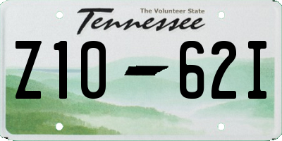 TN license plate Z1062I